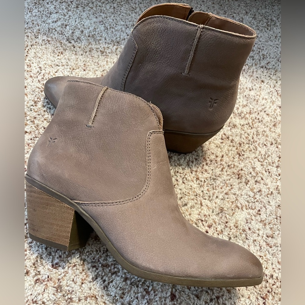 Frye ankle booties, never worn, size 7